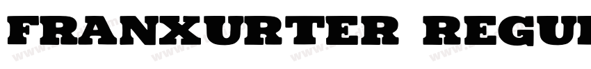 Franxurter Regular字体转换
